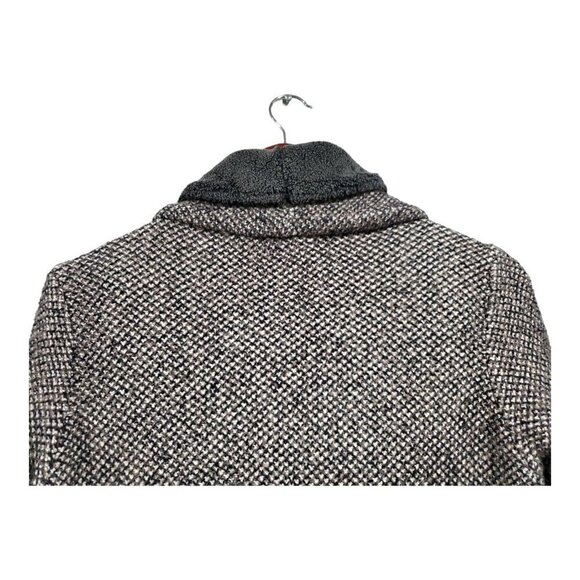 J. Jill Women's Long Button-Down Gray/Black Tweed Cardigan Sweater Pockets Sz XS - Picture 13 of 14